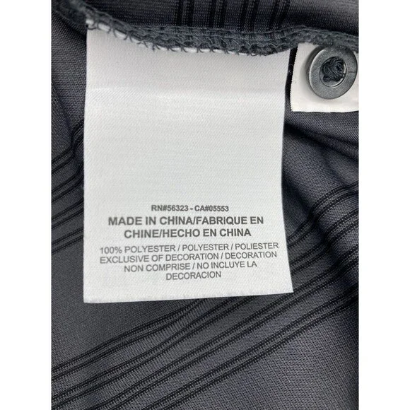 Nike Drifit Polo Men XXL Gray Striped Seattle Seahawks NFL On Field Apparel EUC - Picture 4 of 7